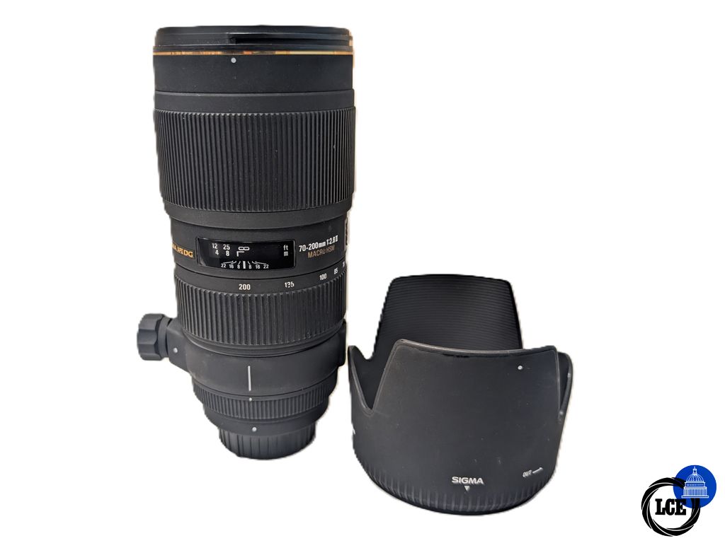 Sigma 70-200mm F2.8 II Macro HSM EX Nikon Fit Sigma 70-200mm F2.8 II Macro HSM EX Nikon Fit