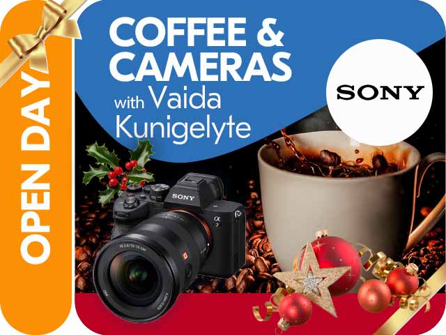 CHRISTMAS COFFEE & CAMERAS with SONY