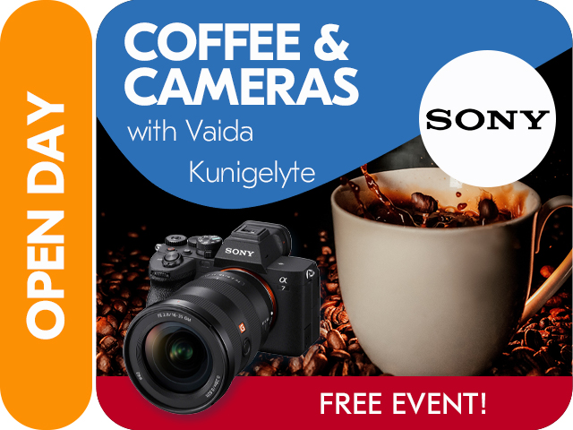 COFFEE & CAMERAS with SONY