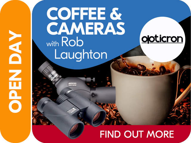 COFFEE, CAMERAS & OPTICRON BINOCULARS