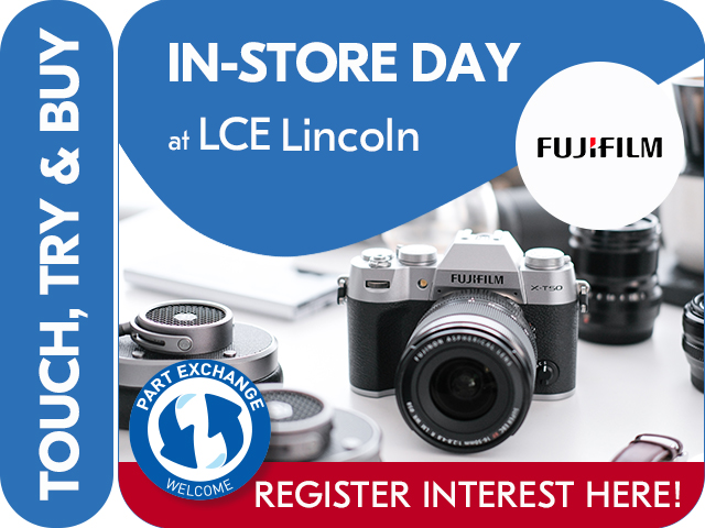 IN-STORE TOUCH, TRY & BUY WITH FUJIFILM