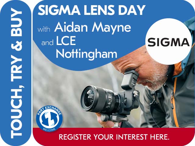 SIGMA GLOBAL VISION LENS TOUCH, TRY & BUY MORNING