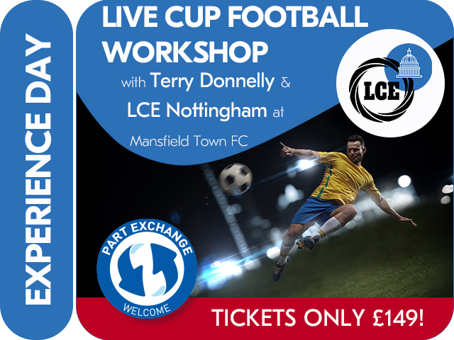 LIVE CUP FOOTBALL WORKSHOP - with TERRY DONNELLY & LCE