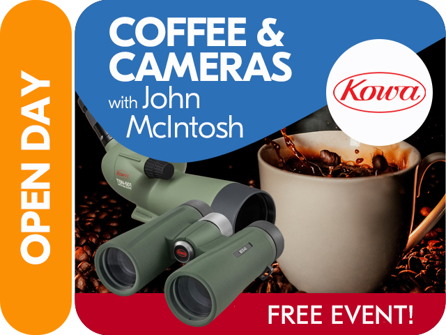 COFFEE, CAMERAS & KOWA OPTICS