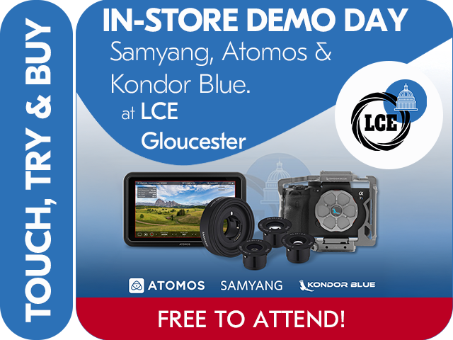 SAMYANG, ATOMOS & KONDOR BLUE IN-STORE DEMO DAY