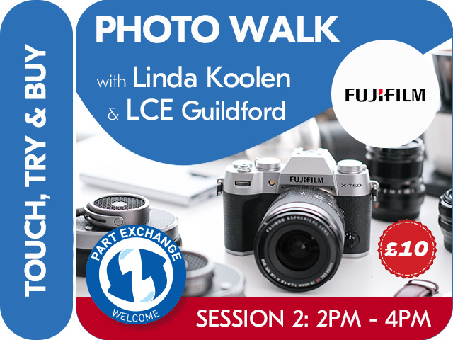 FUJIFILM PHOTO WALK IN GUILDFORD. SESSION 2: 2PM - 4PM