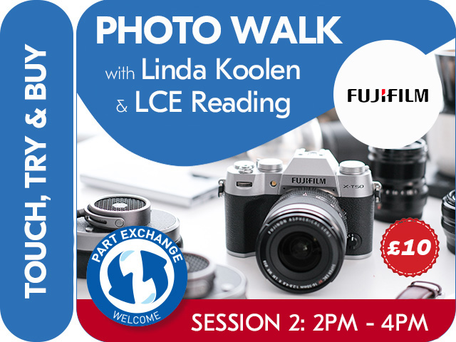 FUJIFILM PHOTO WALK IN READING. SESSION 2: 2PM - 4PM