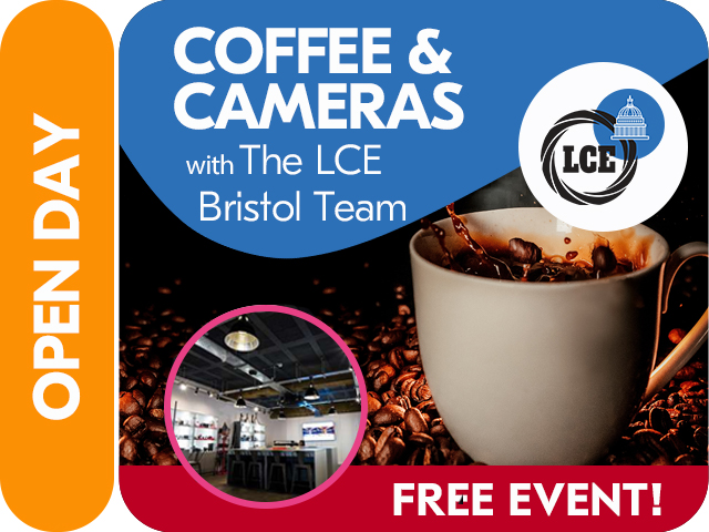 COFFEE & CAMERAS with The LCE BRISTOL Team