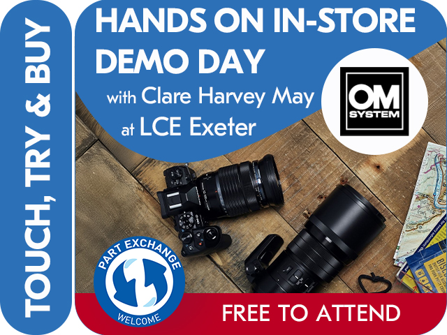 OM SYSTEM IN-STORE DAY at LCE EXETER