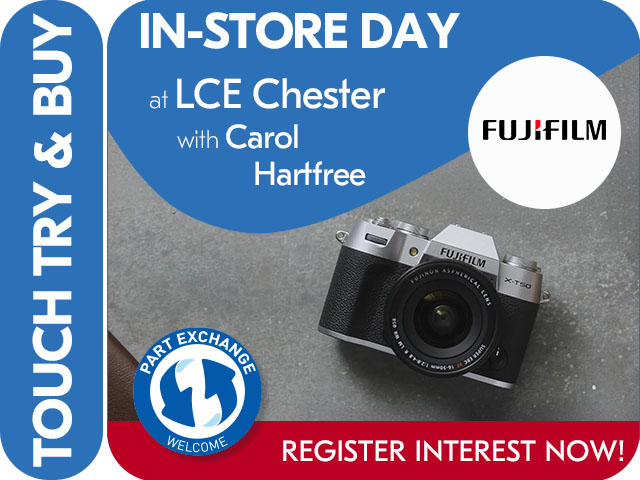 IN-STORE TOUCH, TRY & BUY WITH FUJIFILM