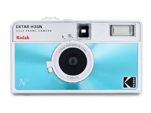 Kodak EKTAR H35N | Half Frame 35mm Film Camera - Glazed Blue