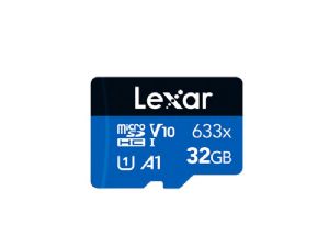 Lexar 32GB High-Performance 633x microSDHC™/microSDXC™ UHS-I Card BLUE Series