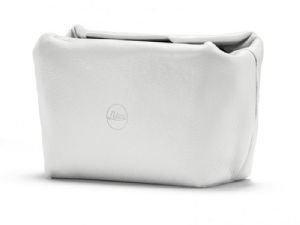 Leica Soft pouch magnetic-closer, size S, leather, white Clearance Stock