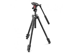 Manfrotto 290 light aluminium tripod with befree live fluid video head