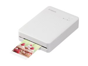 Canon SELPHY QX20 Compact Photo Printer - Sand White