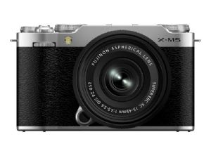 Fujifilm X-M5 Silver with XC 15-45mm F3.5-5.6 OIS PZ Lens