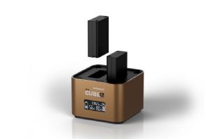 Hahnel Pro Cube 2 Battery Charger - Olympus with BLN-1, BLS-5, BLH-1, BLX-1 plates