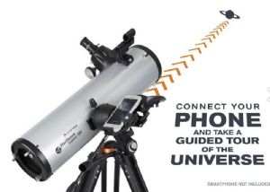 Celestron StarSense Explorer DX 130AZ Smartphone App-Enabled Newtonian Reflector Telescope