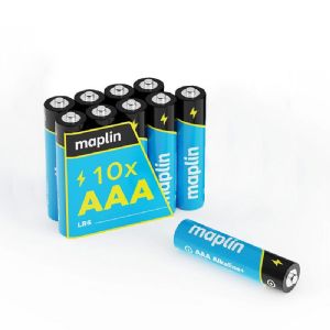 Maplin 10x AAA LR03 1.5V Alkaline Batteries