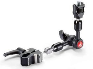 Manfrotto 244 Micro Variable Friction Arm, Anti-Rotation Attachment, Clamp