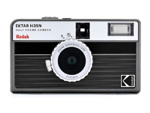 Kodak EKTAR H35N | Half Frame 35mm Film Camera - Striped Black
