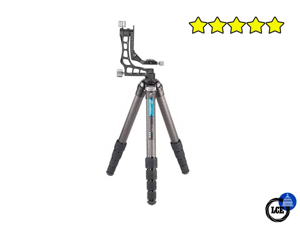 Used Leofoto Ranger Ls-365c Carbon Fibre Tripod+pg-1 Gimbal Head (with 