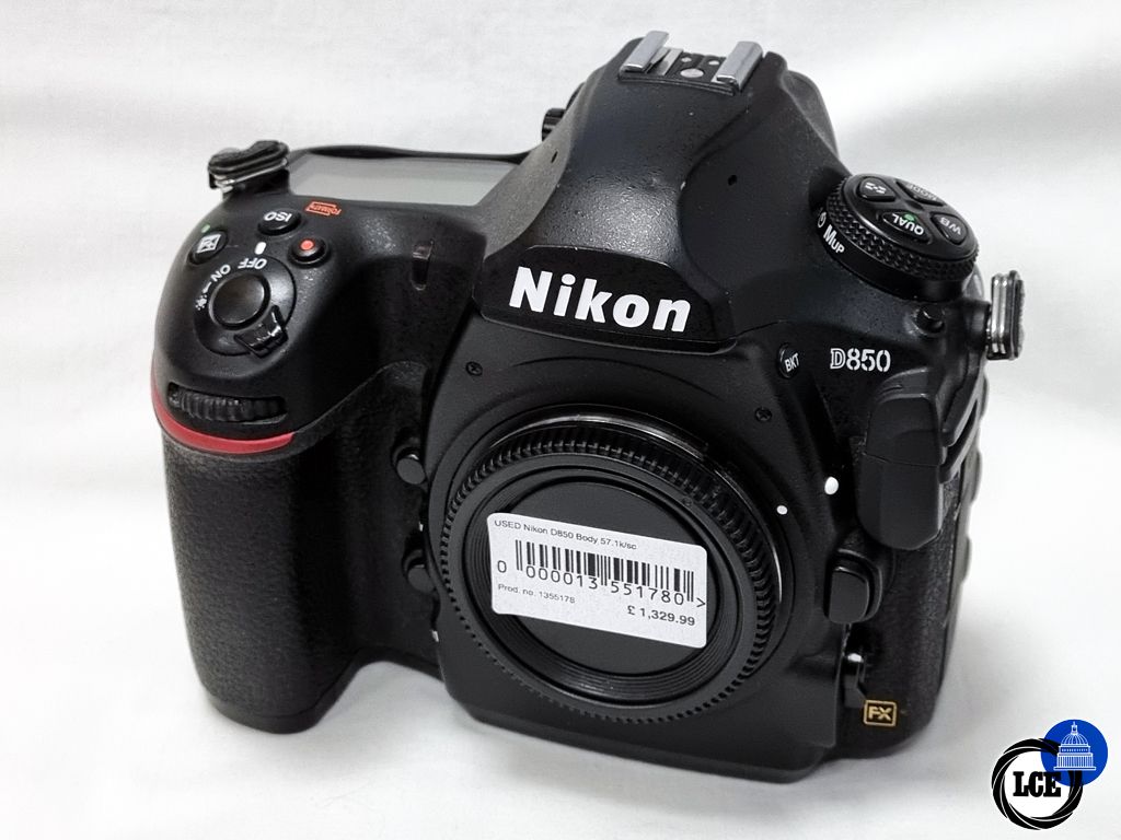 Nikon D850 Body 57.1k Shutter Count