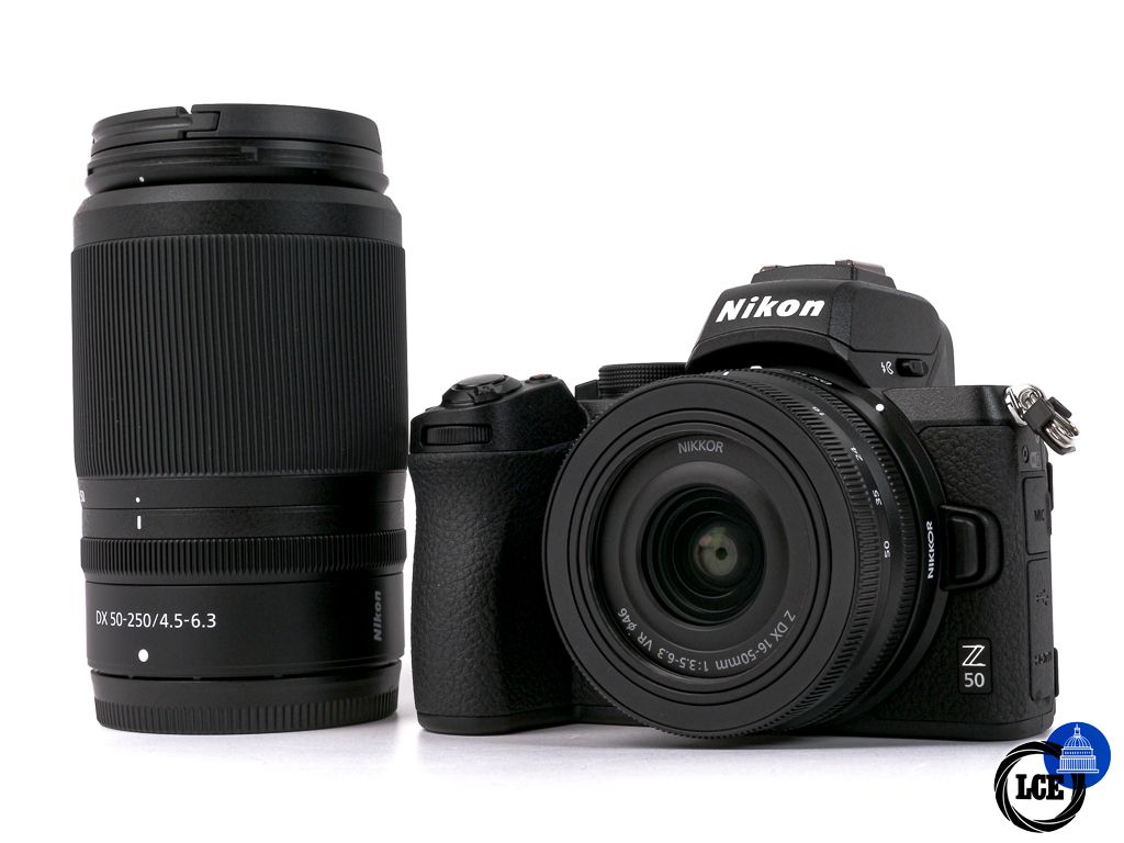 Nikon Z50 + 16-50mm VR + 50-250mm VR **1.5k Shutter Count**