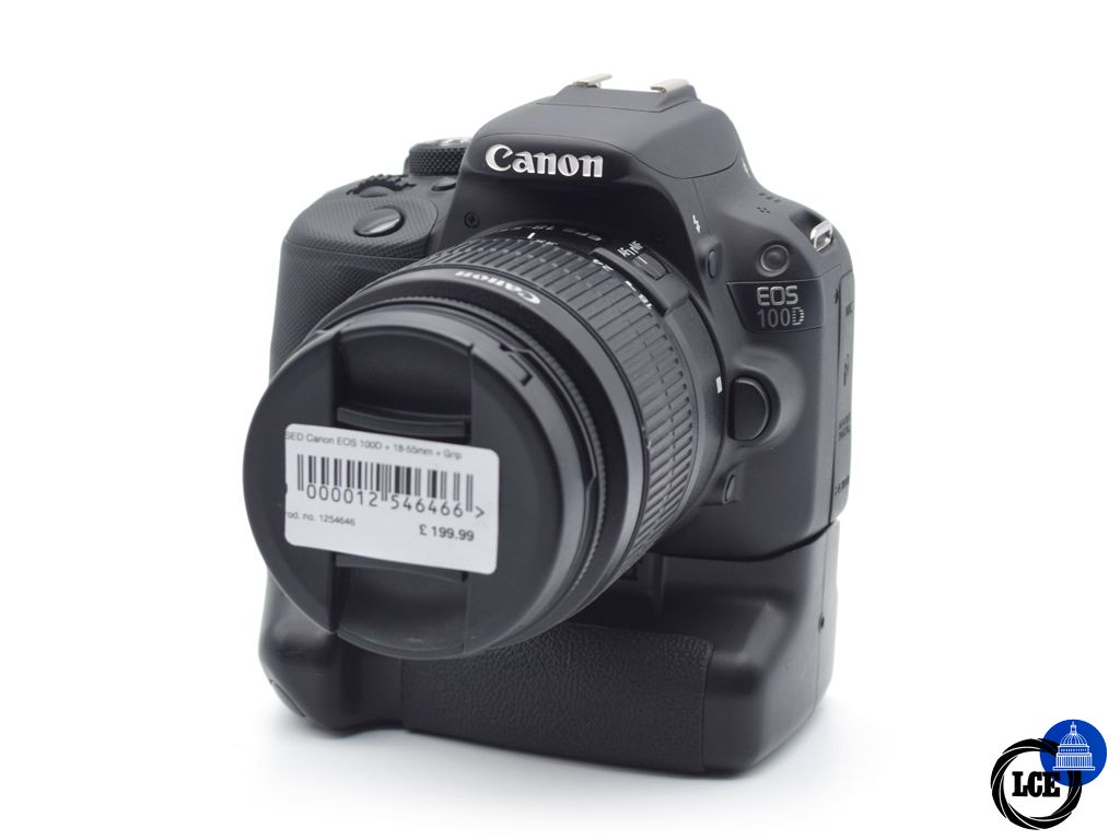 Canon EOS 100D + 18-55mm + Grip