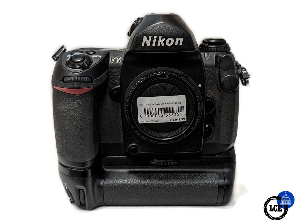 Nikon F6 Body with MB-40 Grip