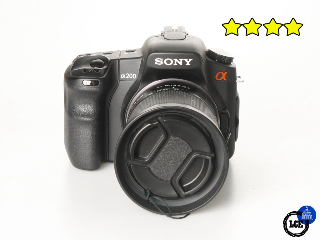 Sony A200+18-70mm