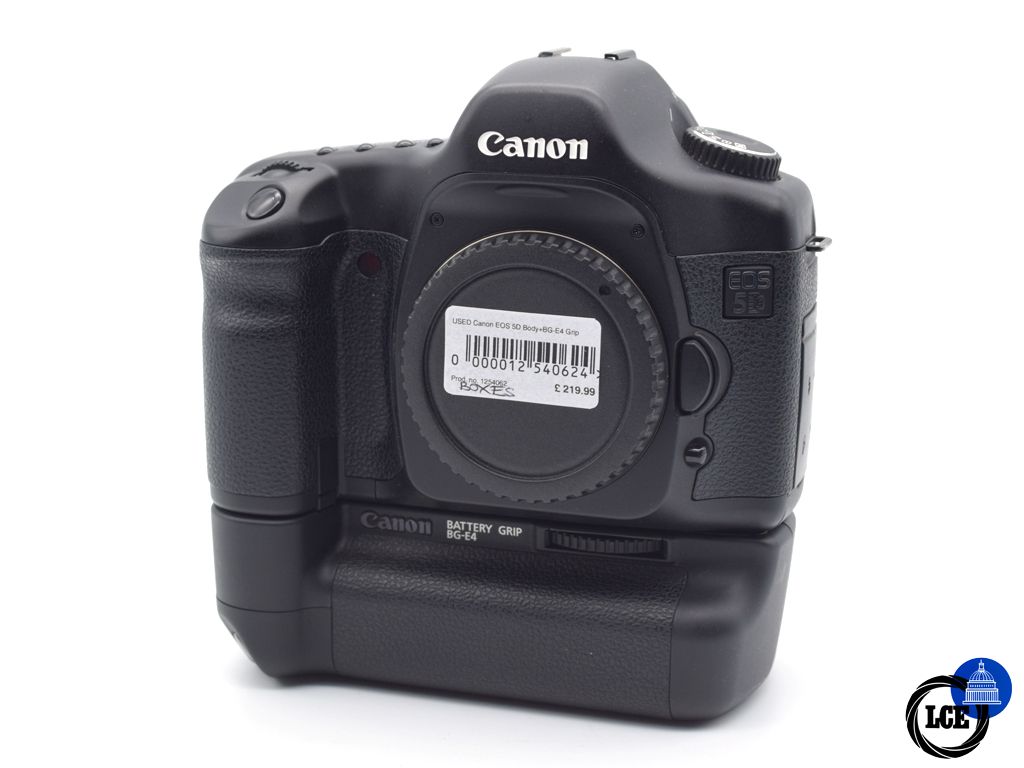 Canon EOS 5D Body + BG-E4 Grip