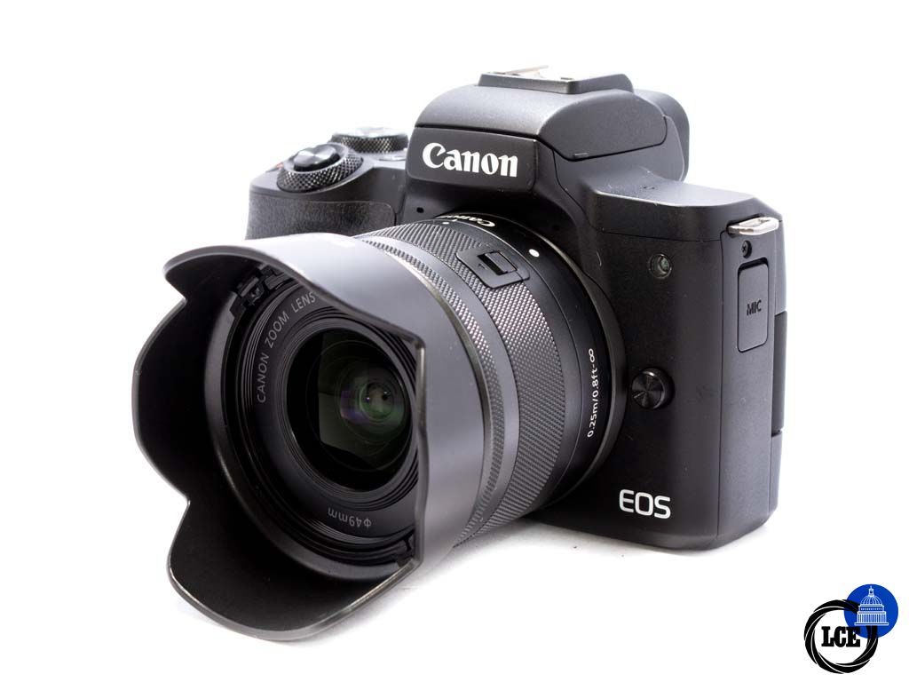Canon EOS M50 II + 15-45mm f3.5-6.3 IS STM *Boxed*