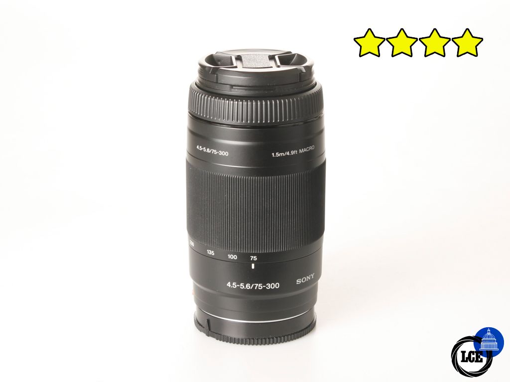 Sony 75-300mm f4.5-5.6 SAL (A-Mount) with Hood