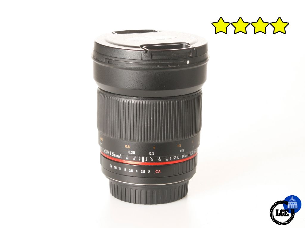 Samyang 16mm f2 ED AS UMC CS - Canon EF fit