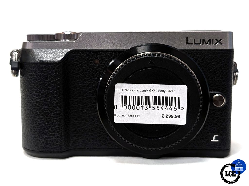 Panasonic Lumix GX80 Body Silver -  Very Low 1.1k Shuttercount!