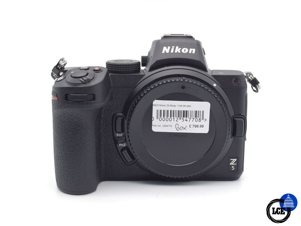 Nikon Z5 Body (1144 Shutter Actuations)