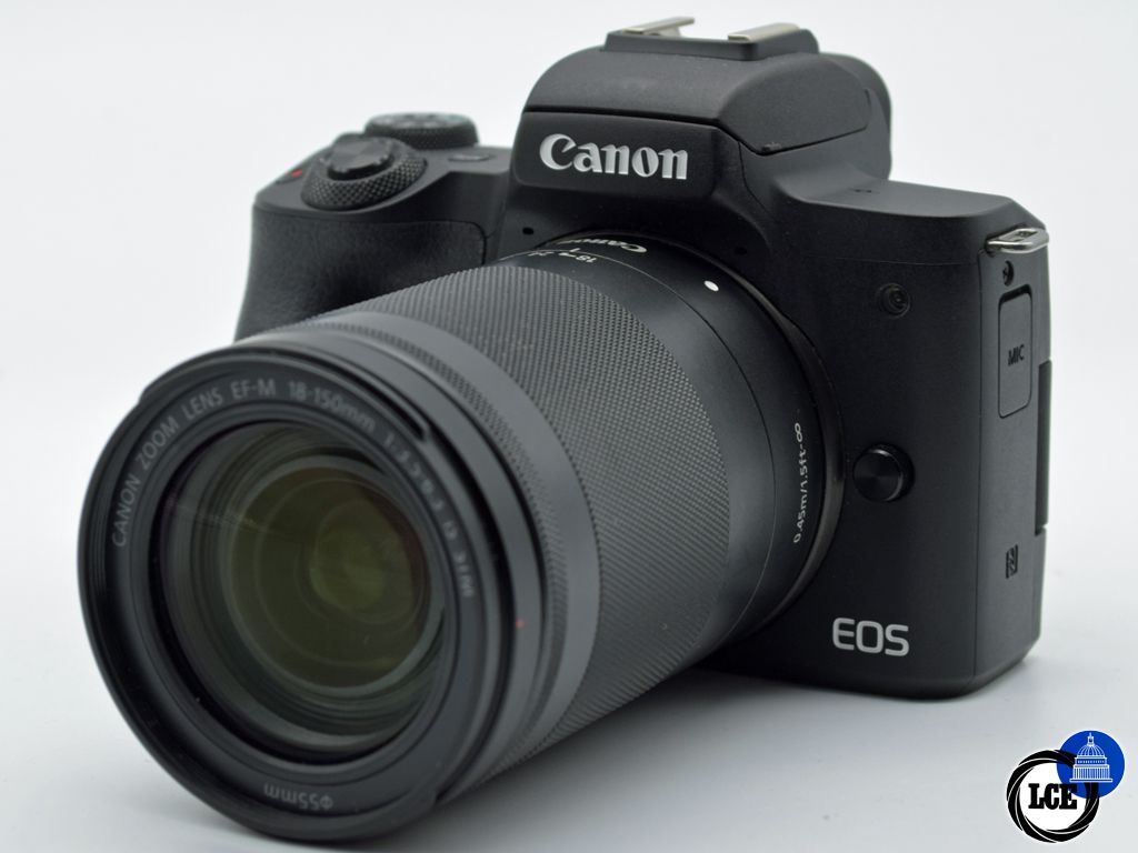 Canon M50 + EF-M 18-150mm 6k shutter