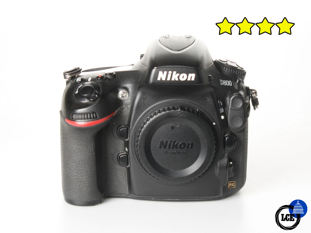 Nikon D800 BODY FX (BOXED) Shutter Count 59,857