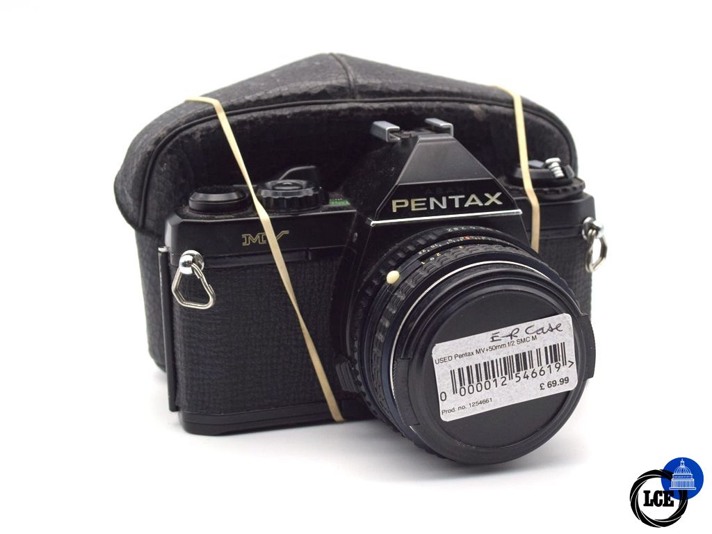 Pentax MV + 50mm f/2 M SMC (inc E-R Case)