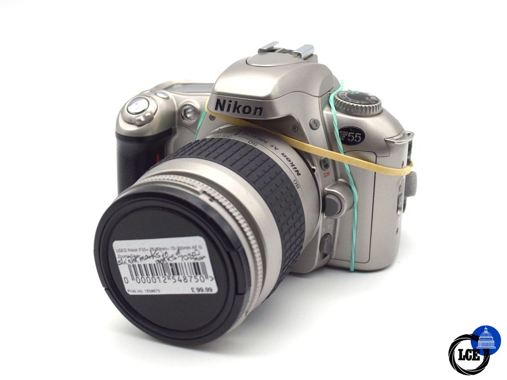 Nikon F55 + AF 28-80mm f/3.3-5.6 G + AF 70-300mm f/4-5.6 G
