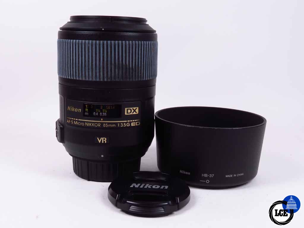 Nikon 85mm f3.5 DX ED VR AFS Macro