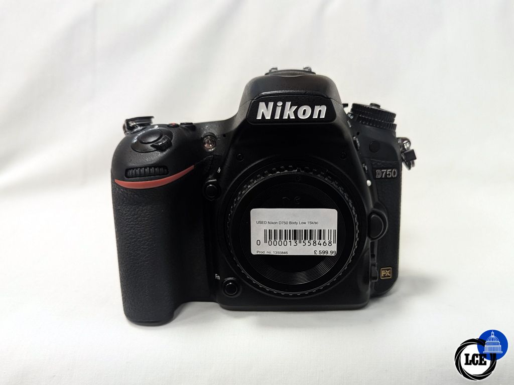 Nikon D750 Body - Low 15K Shutter Count!
