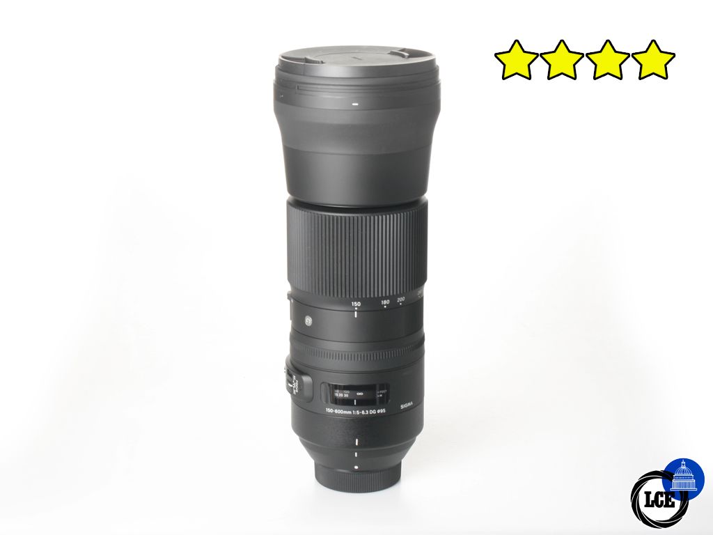 Sigma 150-600mm F5-6.3 DG OS HSM Contemporary - Nikon Fit (with Hood)