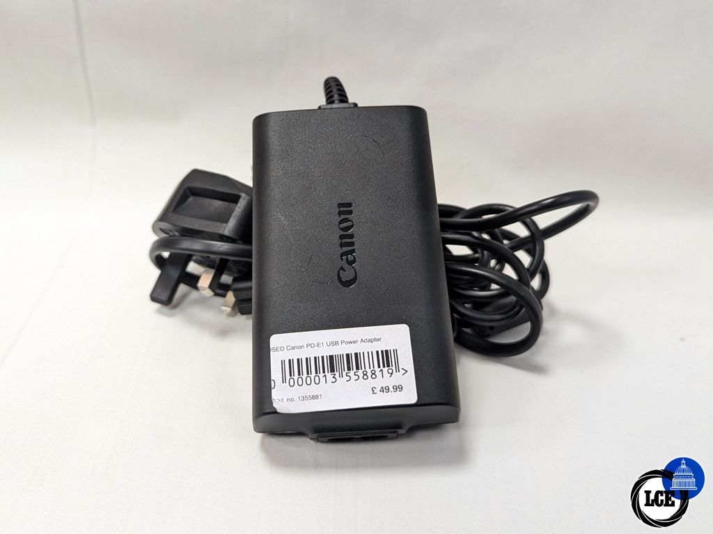 Canon PD-E1 USB Power Adapter 