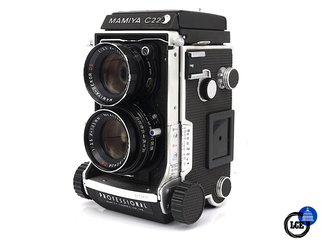 Mamiya C220 Professional + 105mm F3.5 - Boxed | 4*