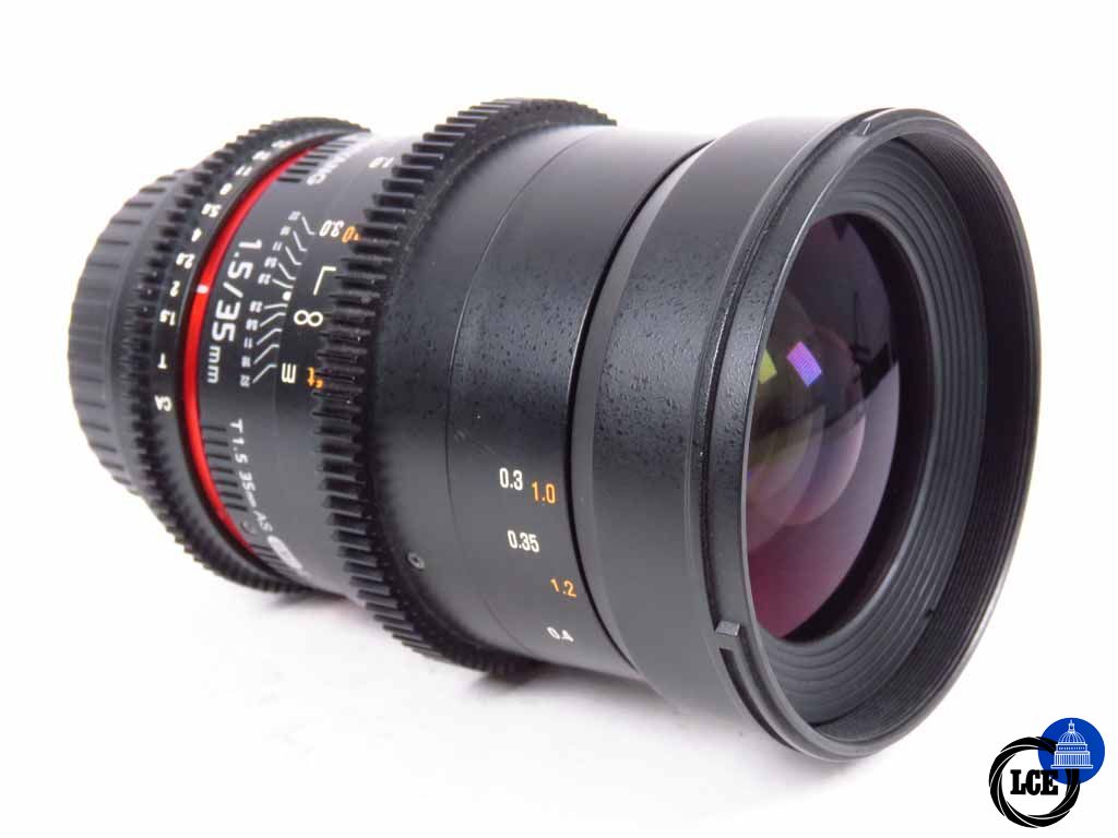 Samyang 35mm f1.5 EOS Fit Declicked AS UMC II