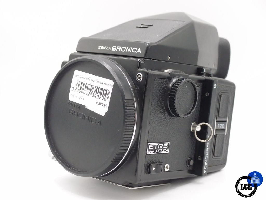 Bronica ETRS Body, back and prism