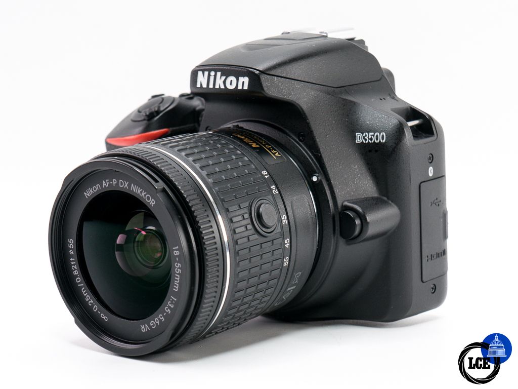 Nikon D3500 + AF-P 18-55mm VR * LOW SHUTTER COUNT *