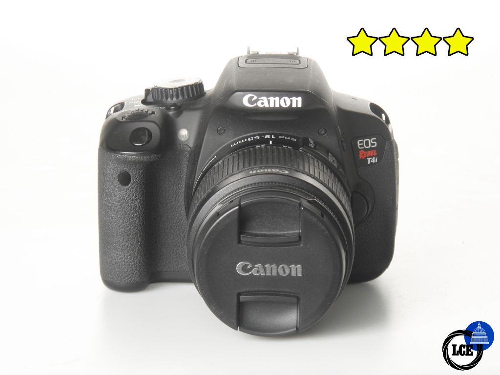 Canon EOS Rebel t4i/650D+18-55mm IS II (Shutter Count 17,985)